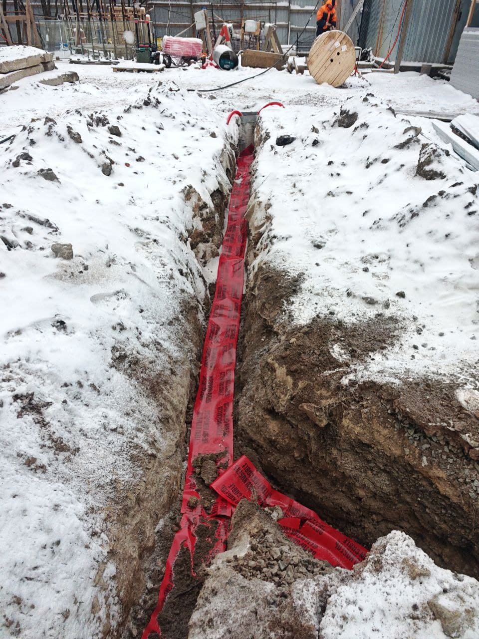 Траншея под силовой кабель 200 м